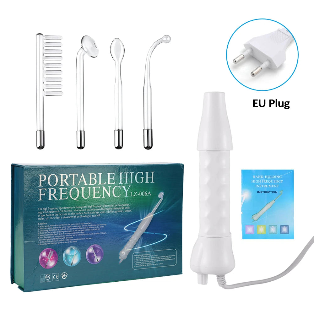 Glass Tube Wand Skin Tightening Remove Wrinkle Acne Spots