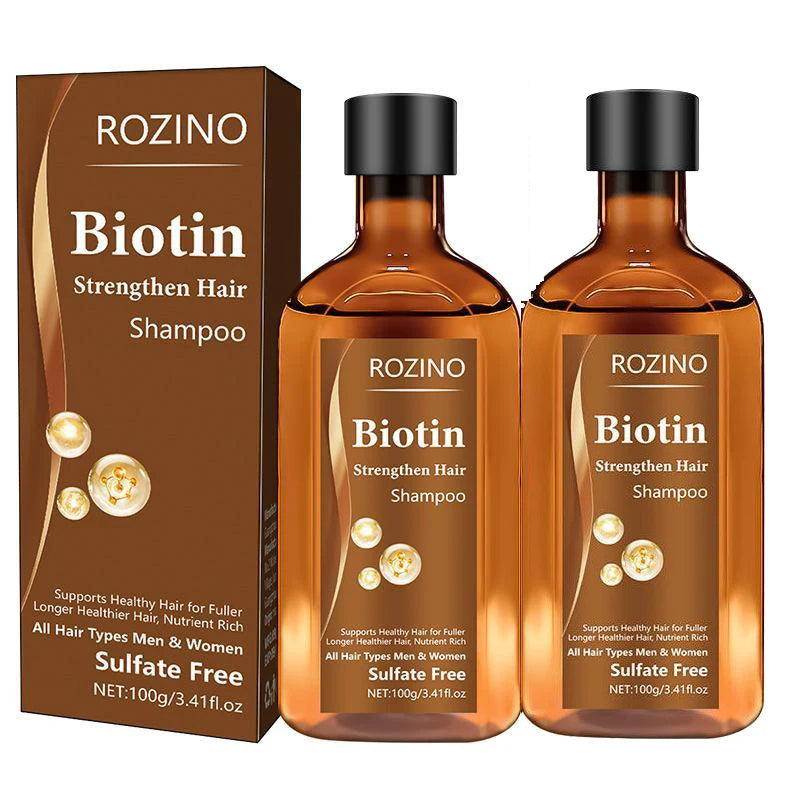 1/2PCS Biotin Hair Growth Shampoo Anti Hair Loss Anti Dandruff Thickening Shampoo For Thinning Hair Regrowth Nourishing Hair