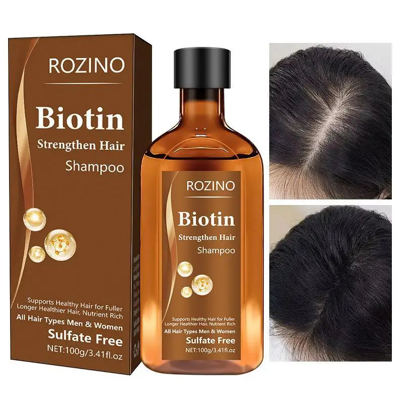 1/2PCS Biotin Hair Growth Shampoo Anti Hair Loss Anti Dandruff Thickening Shampoo For Thinning Hair Regrowth Nourishing Hair