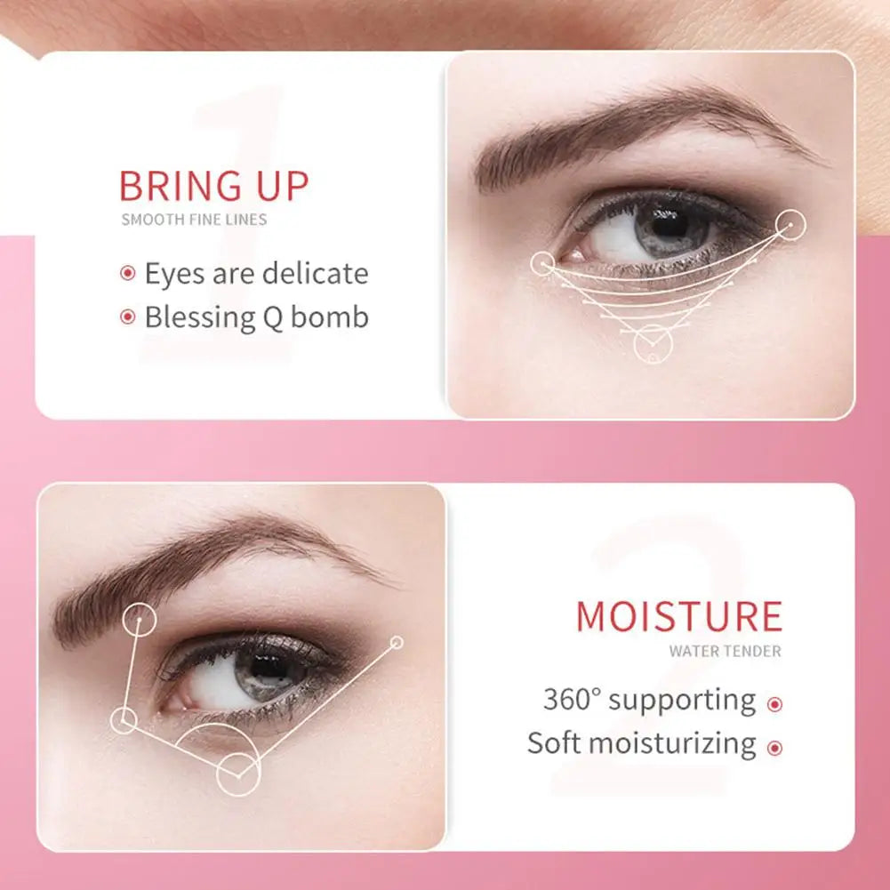24K Gold Eye Cream For Deep Hydrating, Golden Eye Cream For Dark Circles And Puffiness,Moisturizing Firming Gold Eye Cream 60g