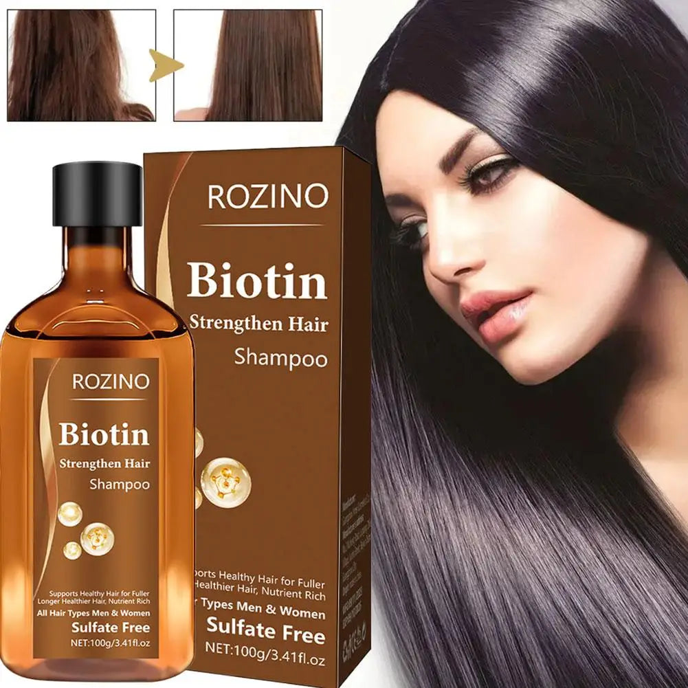 1/2PCS Biotin Hair Growth Shampoo Anti Hair Loss Anti Dandruff Thickening Shampoo For Thinning Hair Regrowth Nourishing Hair