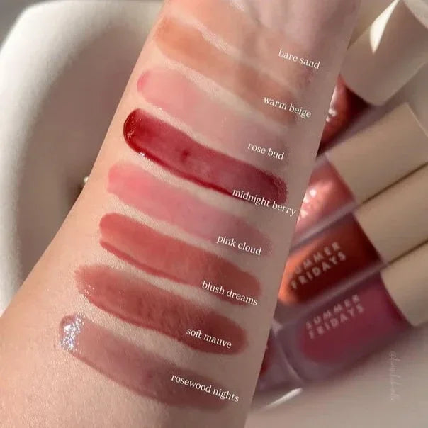 Christmas Hot Sales Summer Fridays NEW Lipstick Moisturizing Nourishing Transparent Pink Guava Lip Gloss Makeup Beauty Suit Care