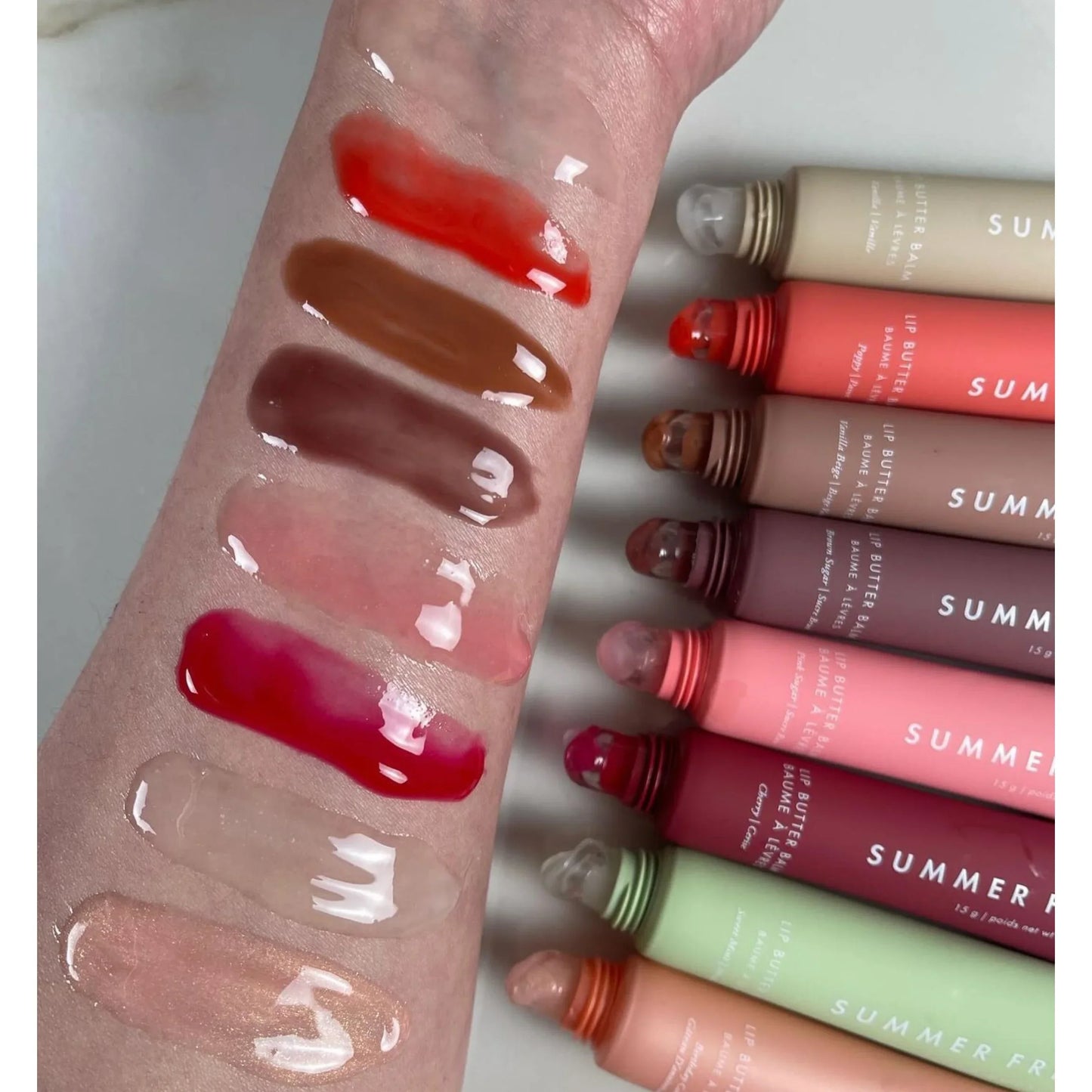 Christmas Hot Sales Summer Fridays NEW Lipstick Moisturizing Nourishing Transparent Pink Guava Lip Gloss Makeup Beauty Suit Care