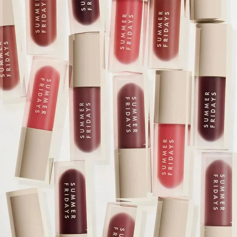 Christmas Hot Sales Summer Fridays NEW Lipstick Moisturizing Nourishing Transparent Pink Guava Lip Gloss Makeup Beauty Suit Care