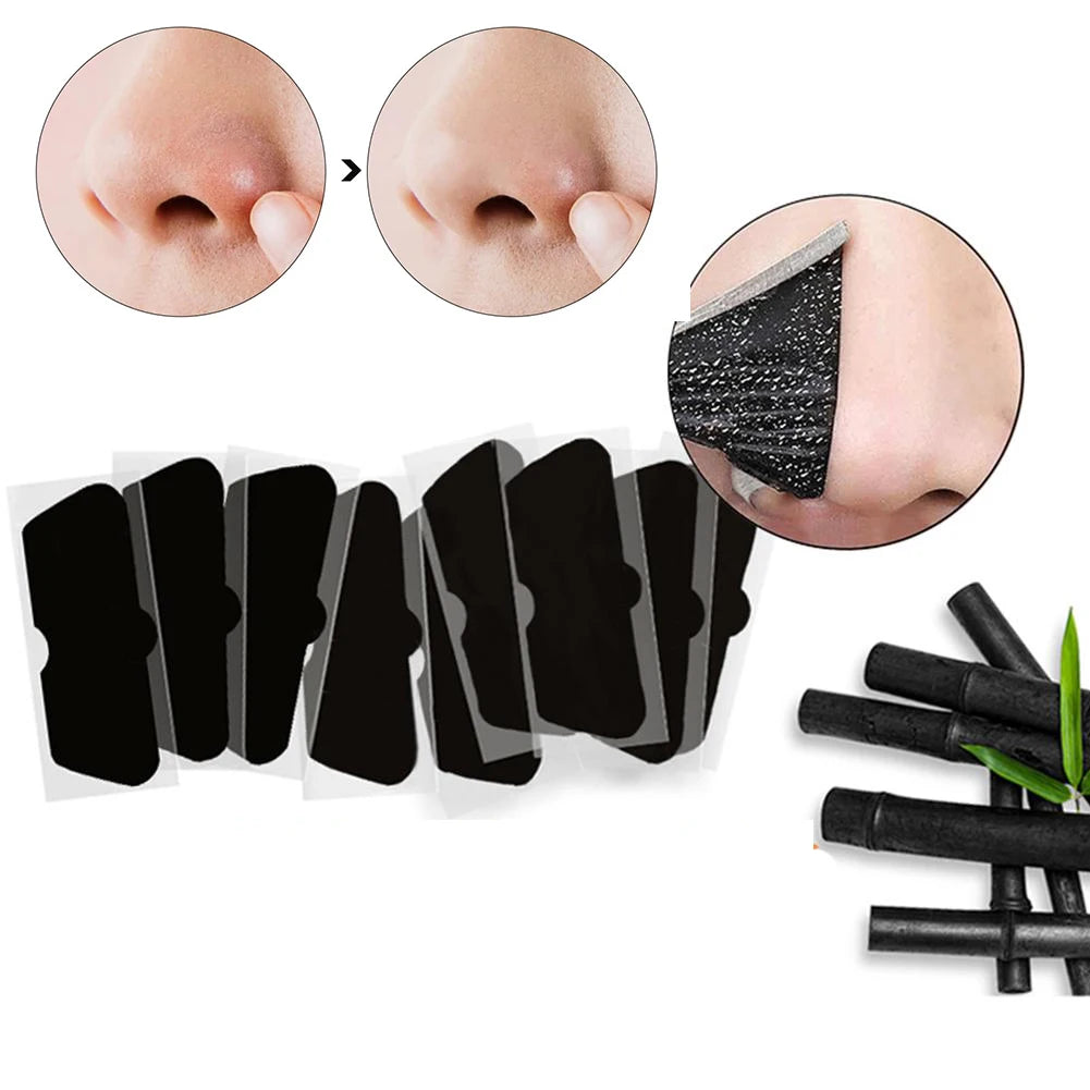 Men Blackhead Pore Strips,(10/30/50 Counts) Blackhead Remover-Deep Cleansing Charcoal Strips for Face Nose Pores Pore Tightening
