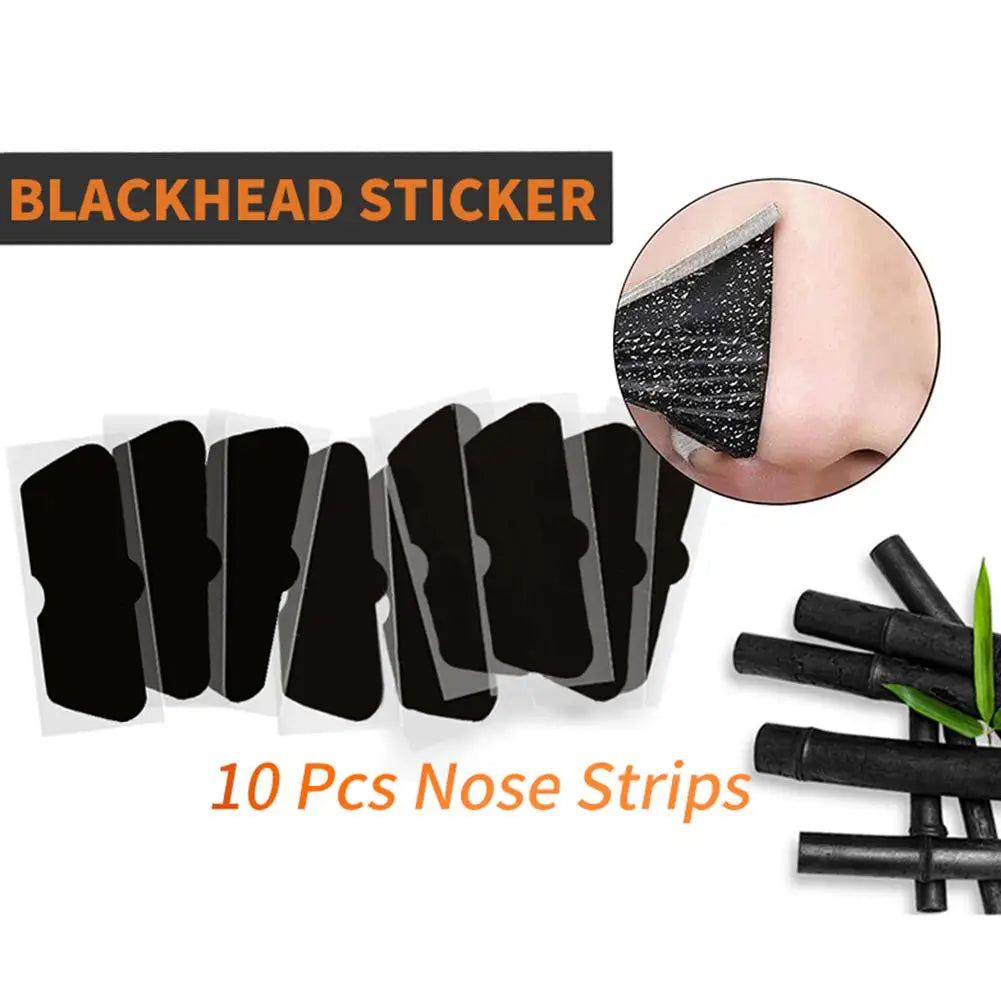 Men Blackhead Pore Strips,(10/30/50 Counts) Blackhead Remover-Deep Cleansing Charcoal Strips for Face Nose Pores Pore Tightening