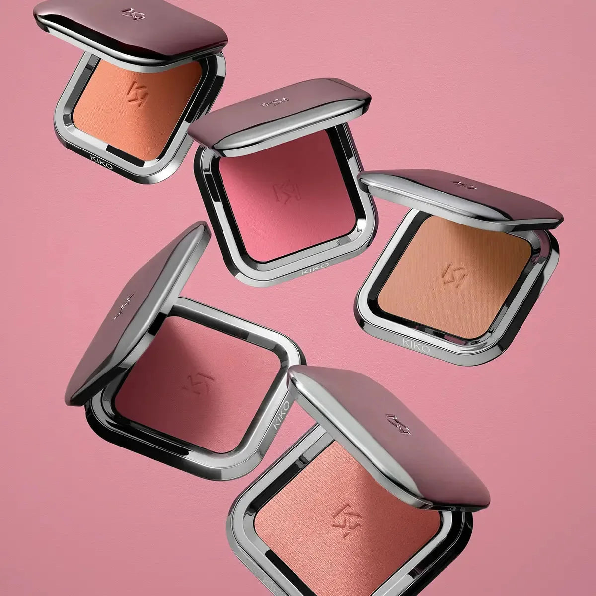 KIKO Unlimited Blush Long-lasting Rouge Powder Blusher With a Buildable Result Lipstick Cheek Pocket Blush Easy To Apply Color