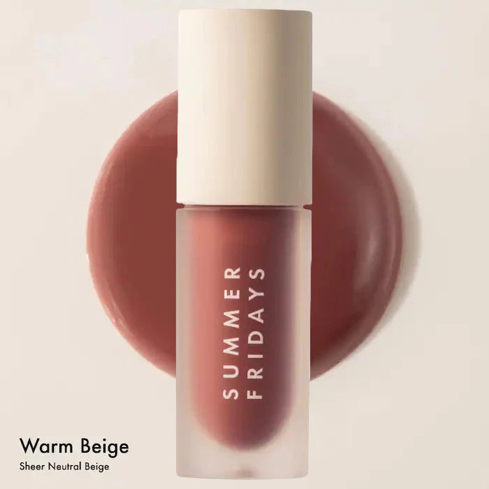 Christmas Hot Sales Summer Fridays NEW Lipstick Moisturizing Nourishing Transparent Pink Guava Lip Gloss Makeup Beauty Suit Care