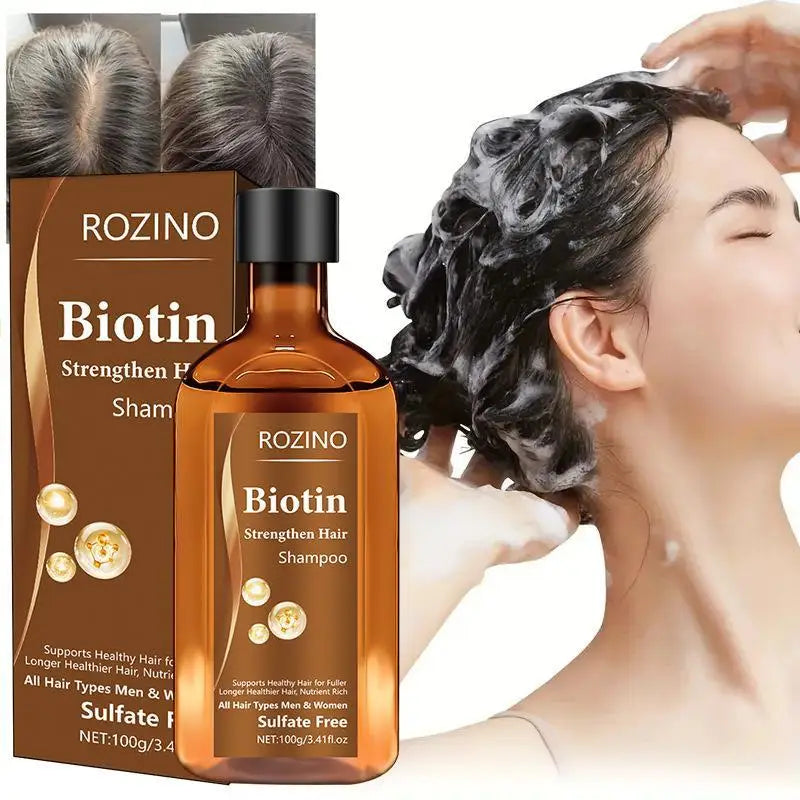 1/2PCS Biotin Hair Growth Shampoo Anti Hair Loss Anti Dandruff Thickening Shampoo For Thinning Hair Regrowth Nourishing Hair