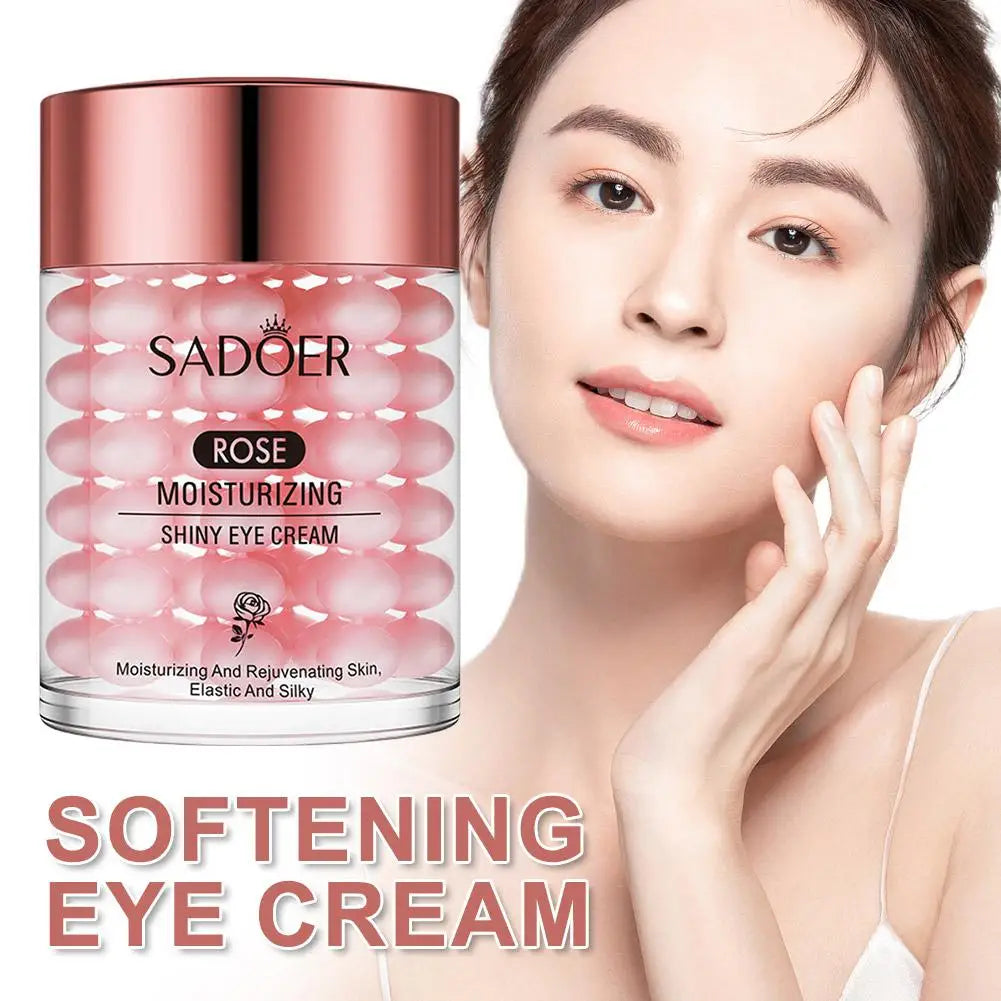 24K Gold Eye Cream For Deep Hydrating, Golden Eye Cream For Dark Circles And Puffiness,Moisturizing Firming Gold Eye Cream 60g