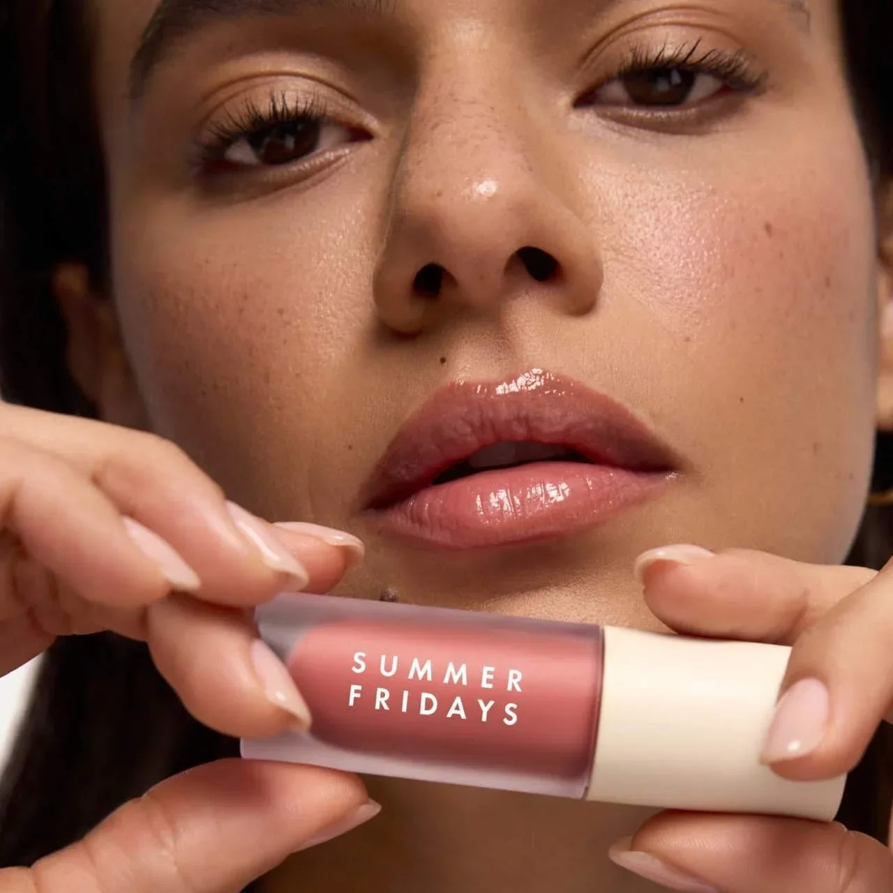 Christmas Hot Sales Summer Fridays NEW Lipstick Moisturizing Nourishing Transparent Pink Guava Lip Gloss Makeup Beauty Suit Care