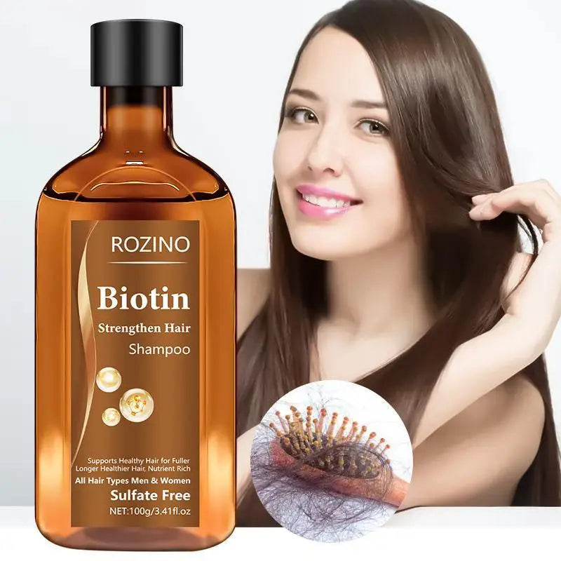1/2PCS Biotin Hair Growth Shampoo Anti Hair Loss Anti Dandruff Thickening Shampoo For Thinning Hair Regrowth Nourishing Hair