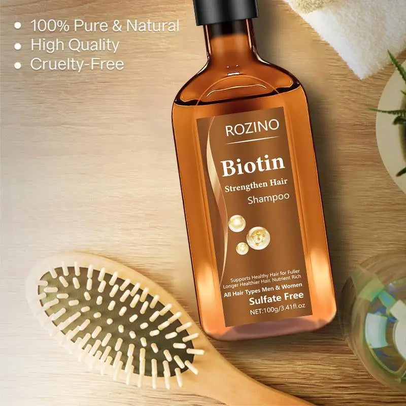 1/2PCS Biotin Hair Growth Shampoo Anti Hair Loss Anti Dandruff Thickening Shampoo For Thinning Hair Regrowth Nourishing Hair
