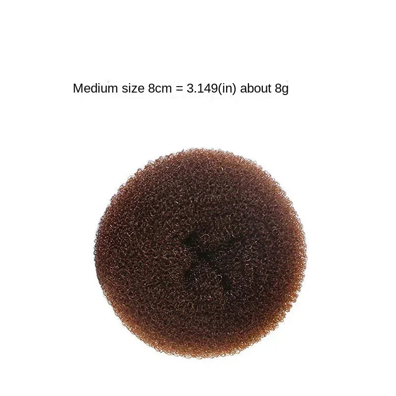6/8/9.5cm Magic Hair Bun Maker Elegant Women Ladies Girls Magic Shaper Donut Hairbands Ponytail Hair Styling Tools Accessories