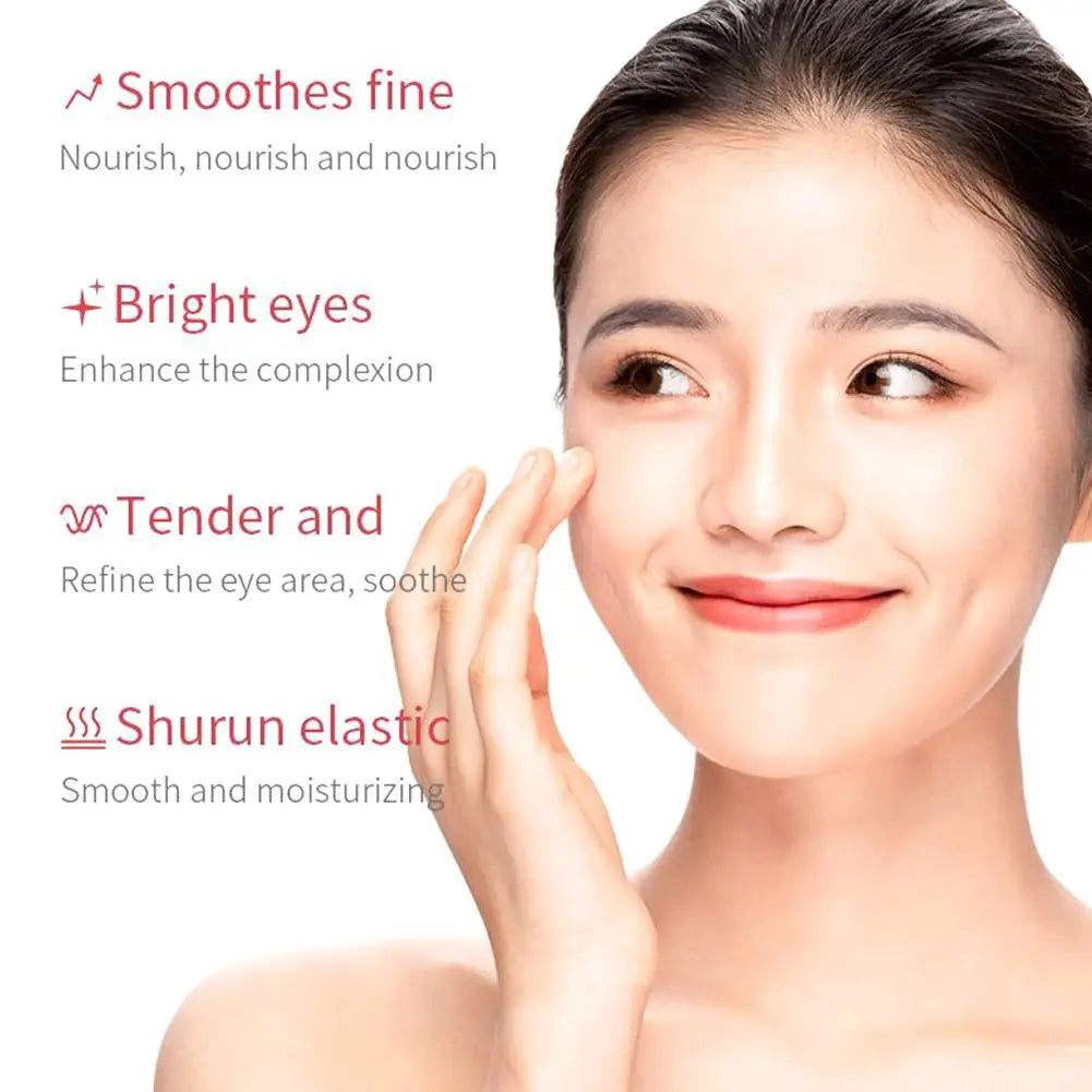 24K Gold Eye Cream For Deep Hydrating, Golden Eye Cream For Dark Circles And Puffiness,Moisturizing Firming Gold Eye Cream 60g