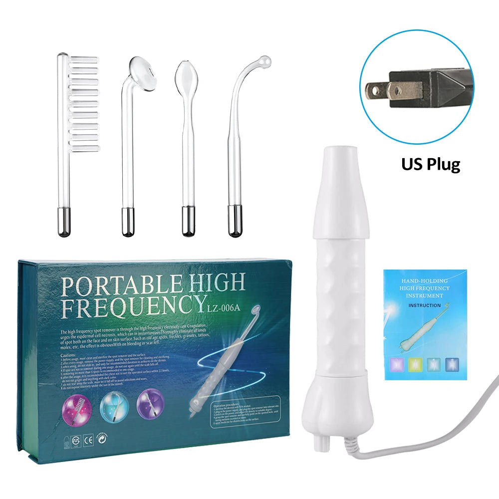 Glass Tube Wand Skin Tightening Remove Wrinkle Acne Spots