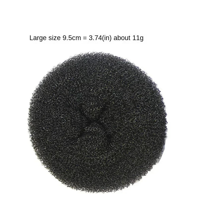 6/8/9.5cm Magic Hair Bun Maker Elegant Women Ladies Girls Magic Shaper Donut Hairbands Ponytail Hair Styling Tools Accessories