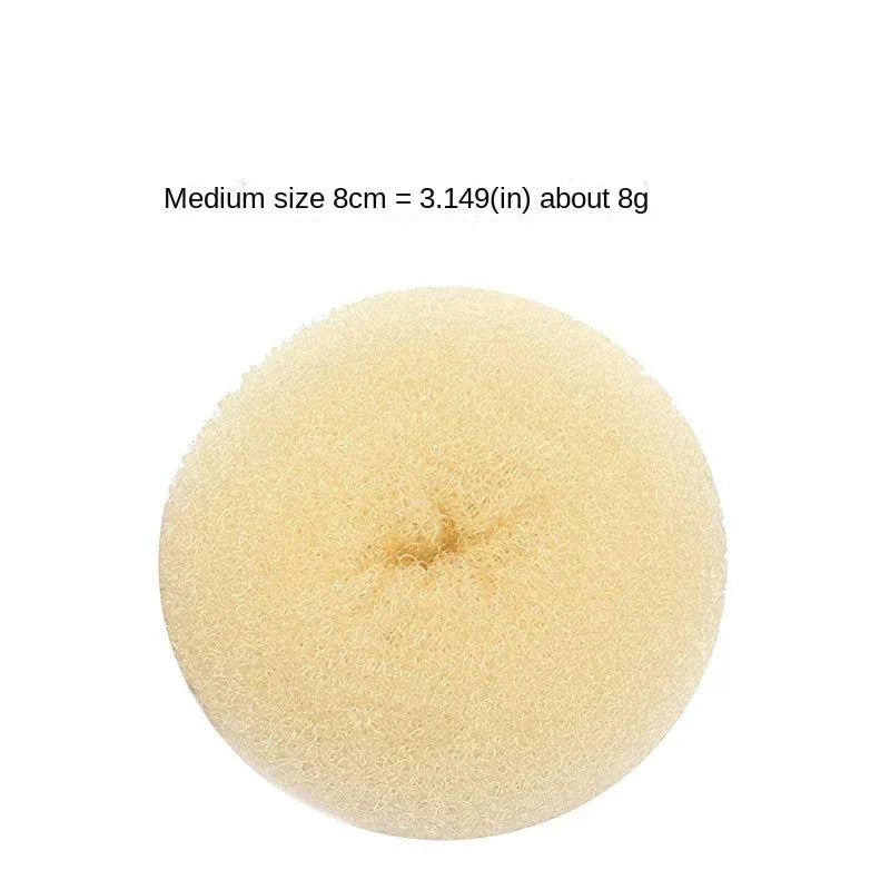 6/8/9.5cm Magic Hair Bun Maker Elegant Women Ladies Girls Magic Shaper Donut Hairbands Ponytail Hair Styling Tools Accessories