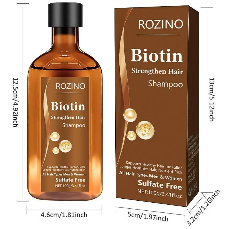 1/2PCS Biotin Hair Growth Shampoo Anti Hair Loss Anti Dandruff Thickening Shampoo For Thinning Hair Regrowth Nourishing Hair